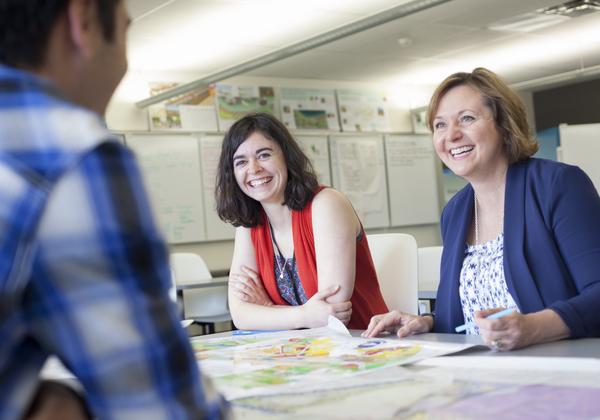 photo of Pam Shaw in class