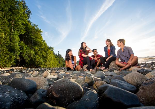 VIU Students Recreation at the Beach